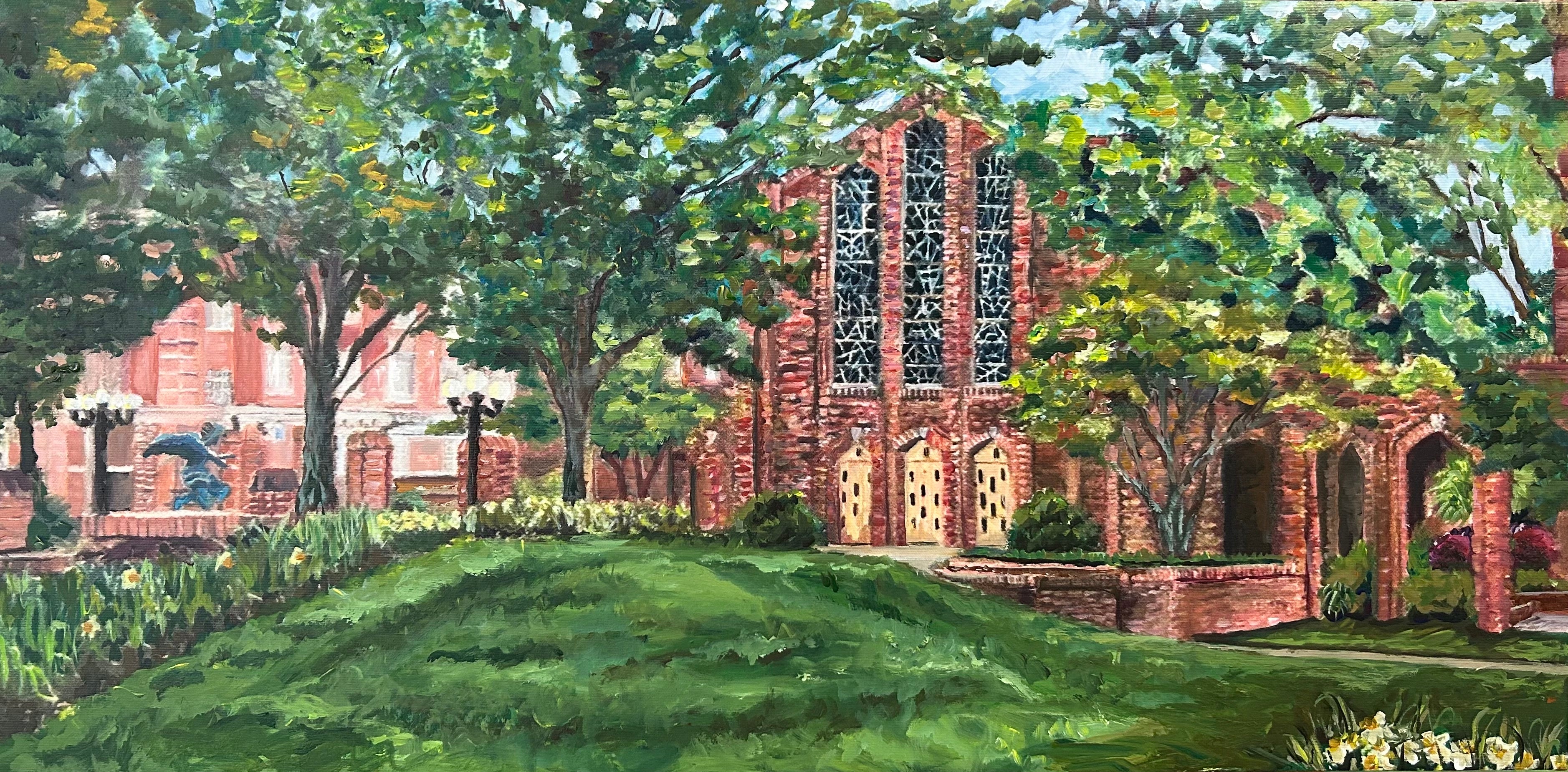 Chapel Of Memories 1.5 inch Gallery Wrapped Canvas