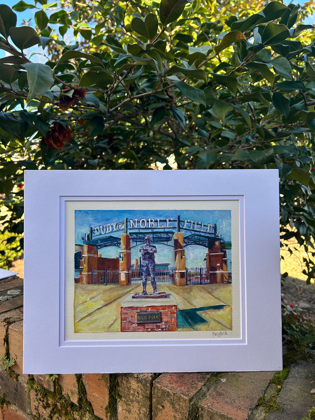 11x14 Double Matted Art Print Dudy Noble Field - frame not included