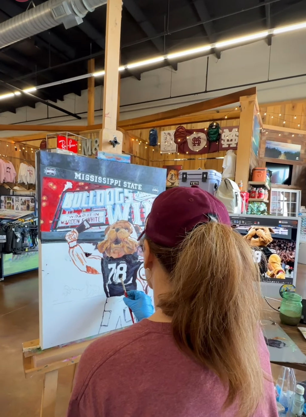 Painted at Maroon and Co in Starkville, MS