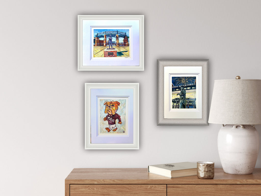 11x14 White Double Matted Art Print titled "Celebrate Good Times" at Dudy Noble Field