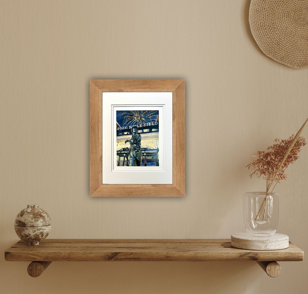 11x14 White Double Matted Art Print titled "Celebrate Good Times" at Dudy Noble Field