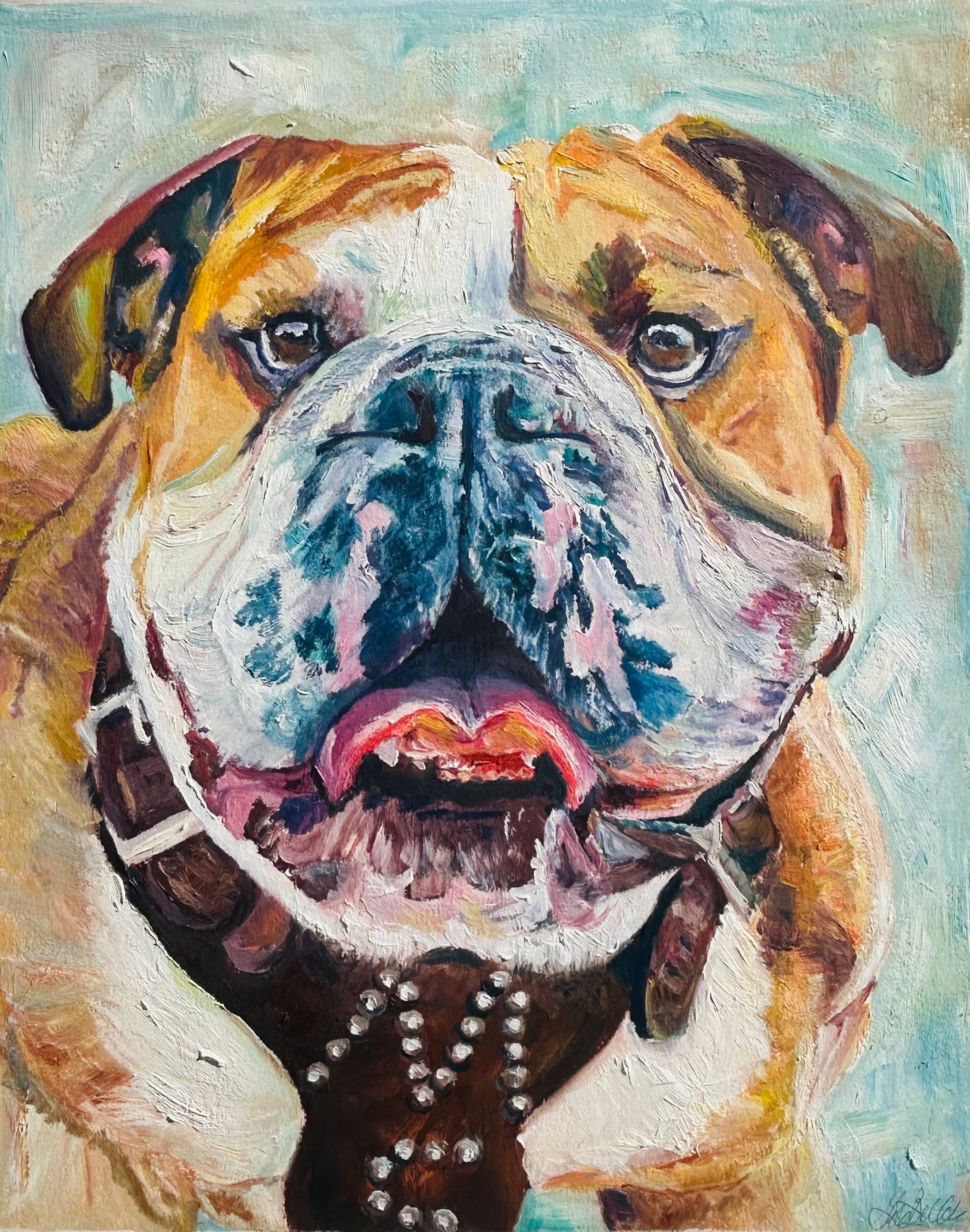 Colorful Jak 1.5 inch Wrapped Canvas